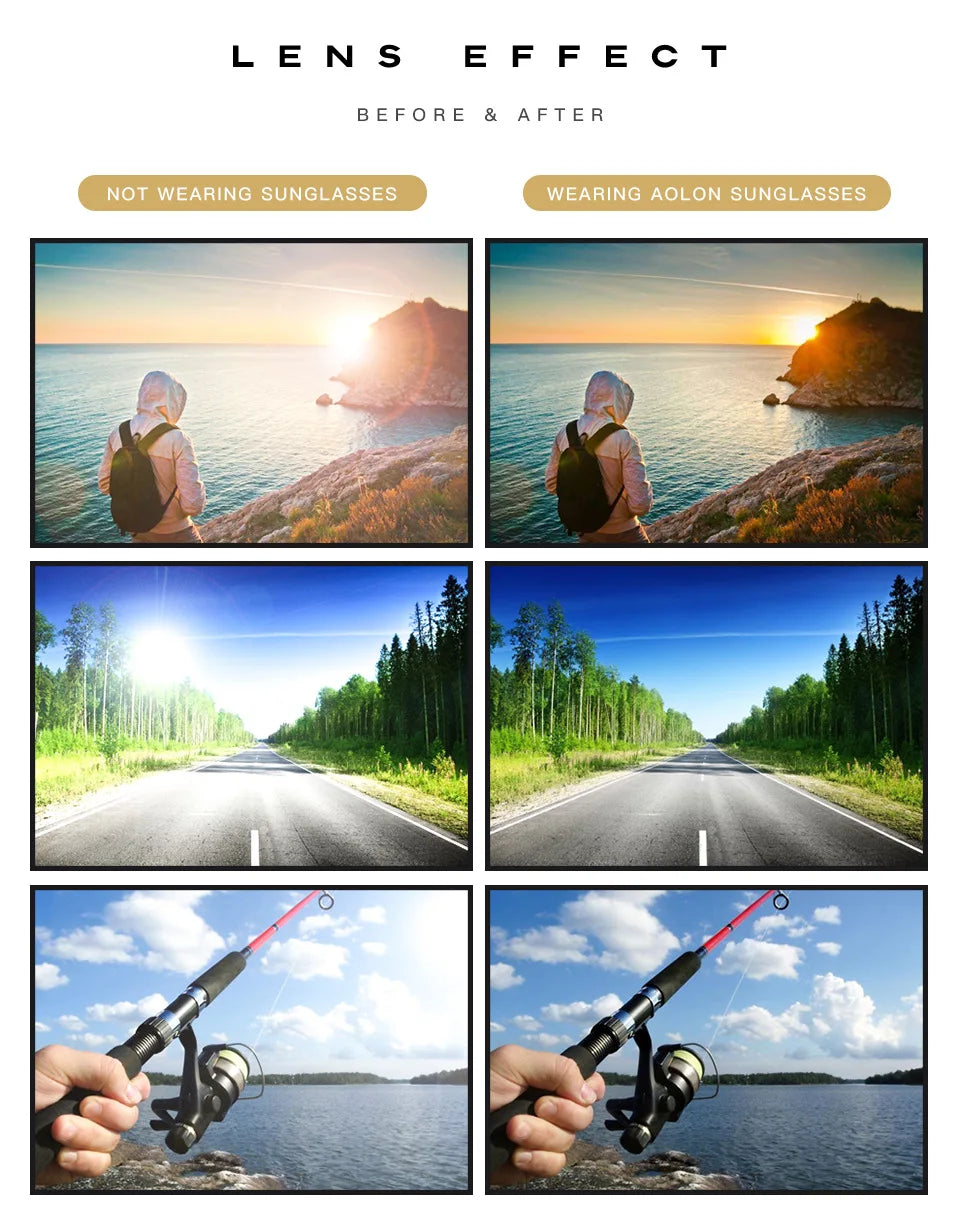 Aviation Polarized UV400 Sunglasses