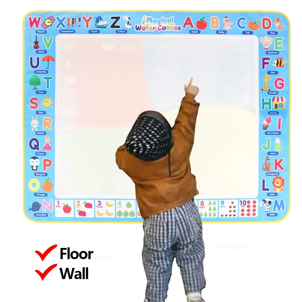 Magic Water Drawing Mat – Reusable Doodle & Montessori Painting Board for Kids
