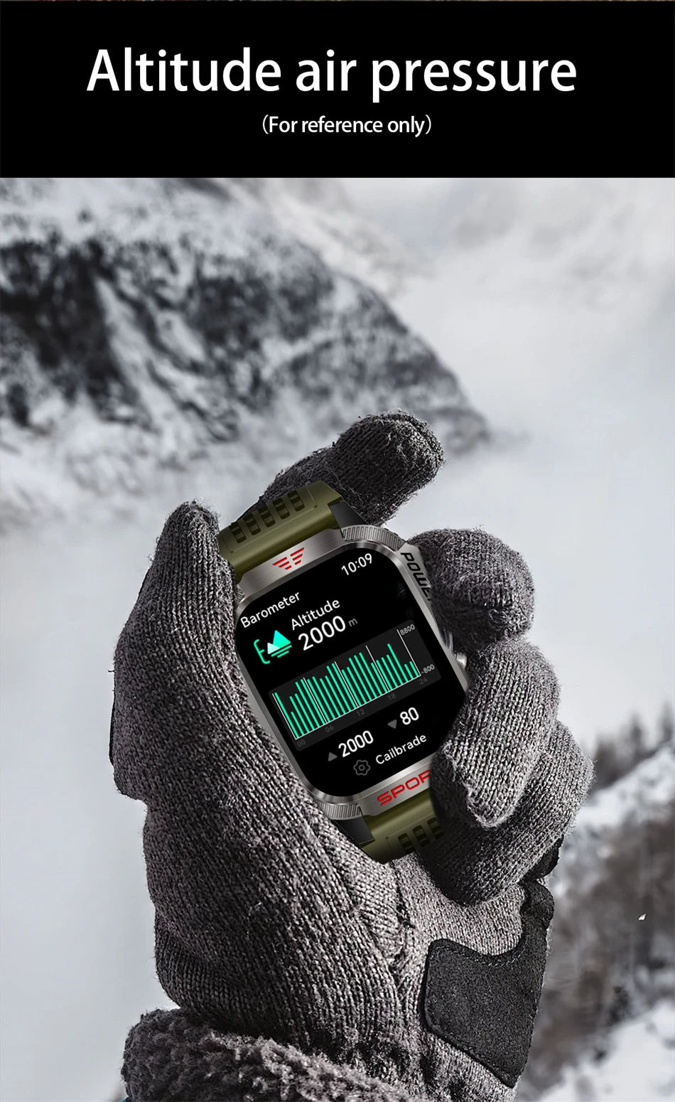 Huawei Xiaomi Military GPS Smartwatch, Waterproof Outdoor Sport Tracker, Bluetooth Call, Flashlight, Compass