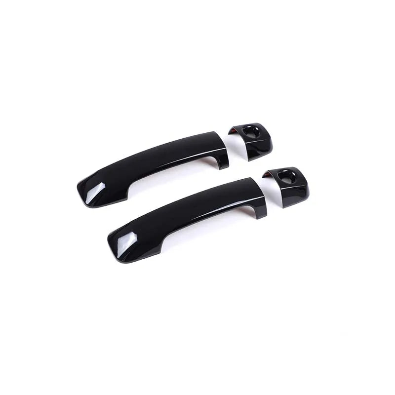 Car Door Handle Cover Trim – Toyota FJ Cruiser 2007-2021 - ABS Carbon Fiber/Silver/Matte Black