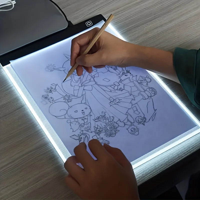 A5 3-Level Dimmable LED Drawing Copy Board – Creative Educational Toy for Kids