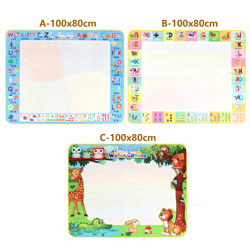 Magic Water Drawing Mat – Reusable Doodle & Montessori Painting Board for Kids