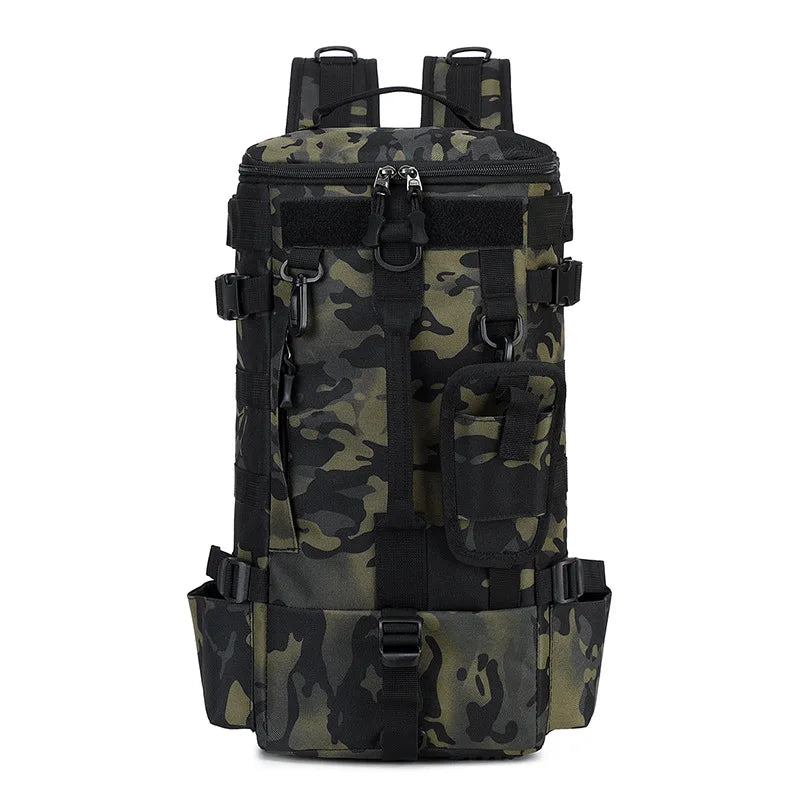 Tactical Fishing Backpack with Rod Holders – Outdoor Tackle Bag