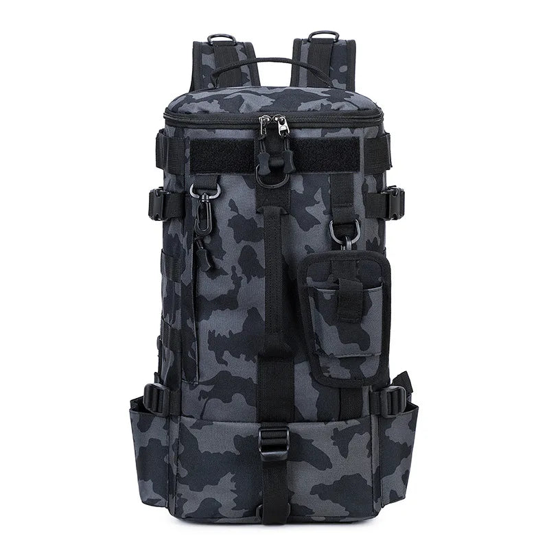 Tactical Fishing Backpack with Rod Holders – Outdoor Tackle Bag