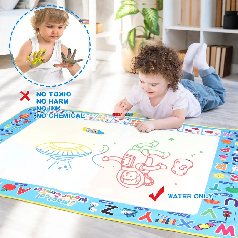 Magic Water Drawing Mat – Reusable Doodle & Montessori Painting Board for Kids