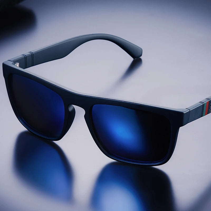 Vintage Square Polarized Sunglasses Men Women UV400