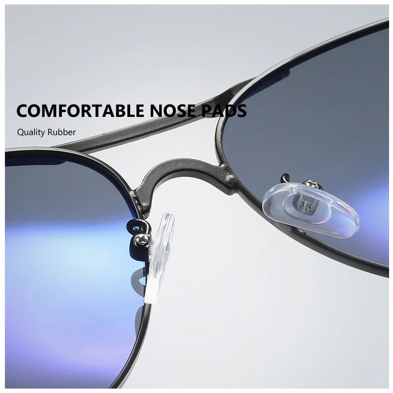 AOWEAR Men's Polarized Aviation Sunglasses UV400 Pilot Driving Glasses