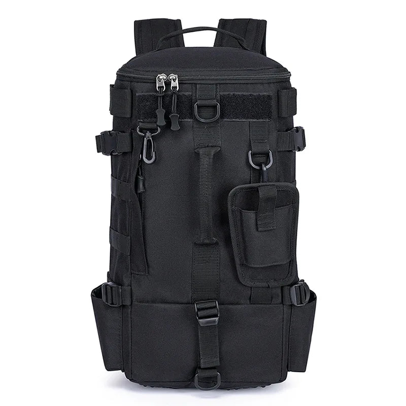 Tactical Fishing Backpack with Rod Holders – Outdoor Tackle Bag
