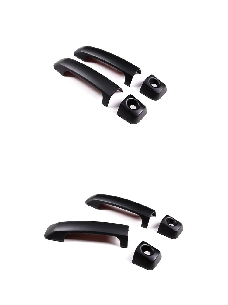 Car Door Handle Cover Trim – Toyota FJ Cruiser 2007-2021 - ABS Carbon Fiber/Silver/Matte Black