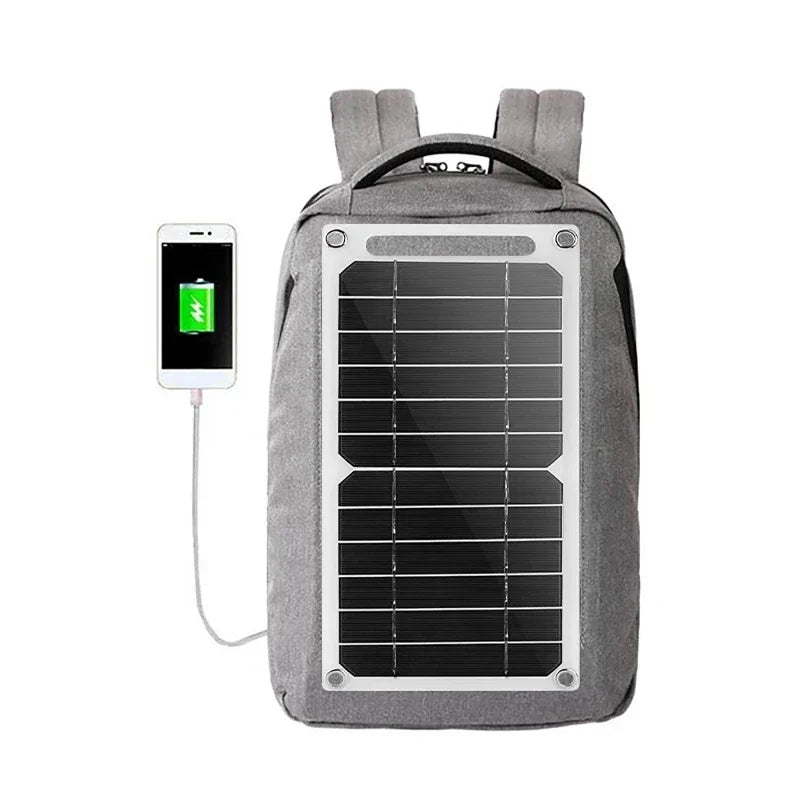 لوحة طاقة شمسية محمولة بقوة 35 واط من Sunpower - شاحن شمسي 5 فولت USB لبنك الطاقة