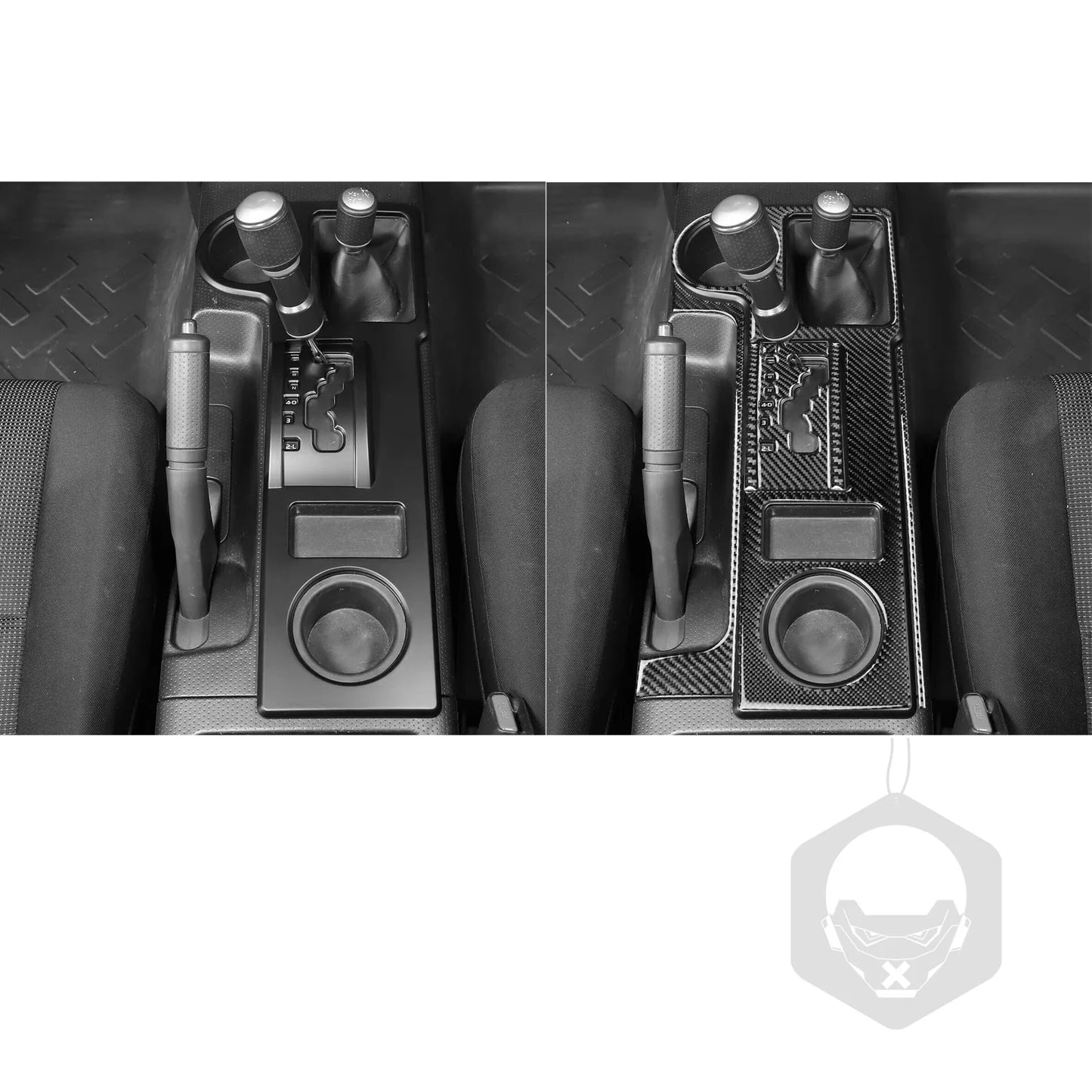 Gear Shift & Water Cup Panel Decoration Cover - FJ Cruiser 2007-2021