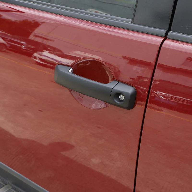 Car Door Handle Cover Trim – Toyota FJ Cruiser 2007-2021 - ABS Carbon Fiber/Silver/Matte Black