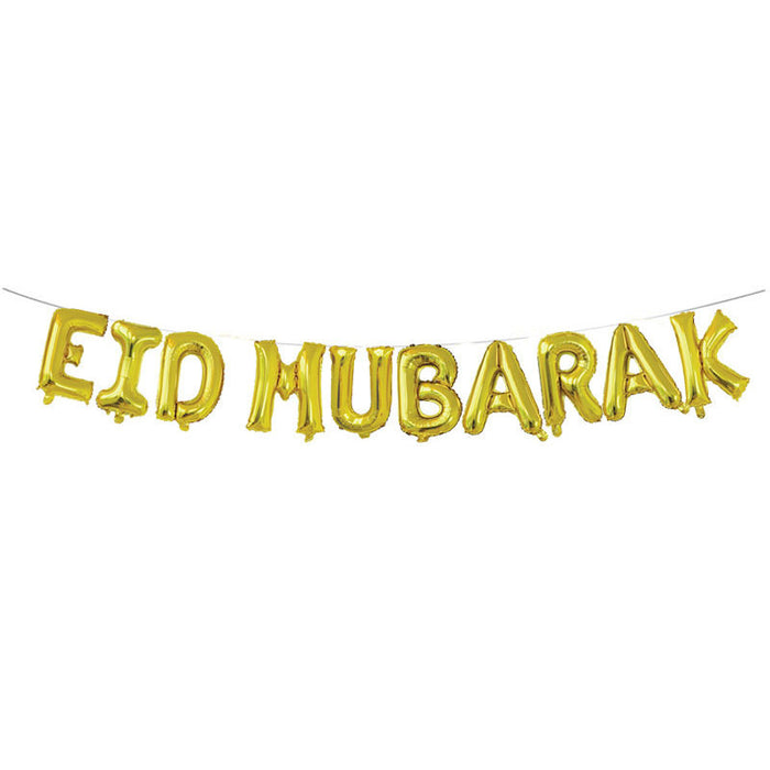 Eid Mubarak Latex Balloon for Decoration Festival Party Supplies