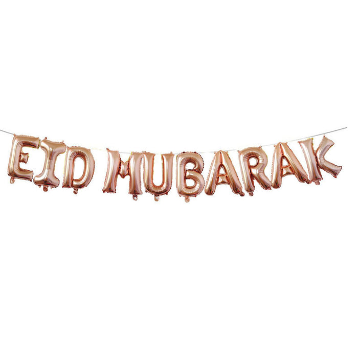 Eid Mubarak Latex Balloon for Decoration Festival Party Supplies