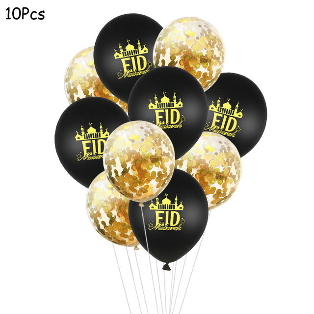 Eid Mubarak Banner Balloons for Decoration