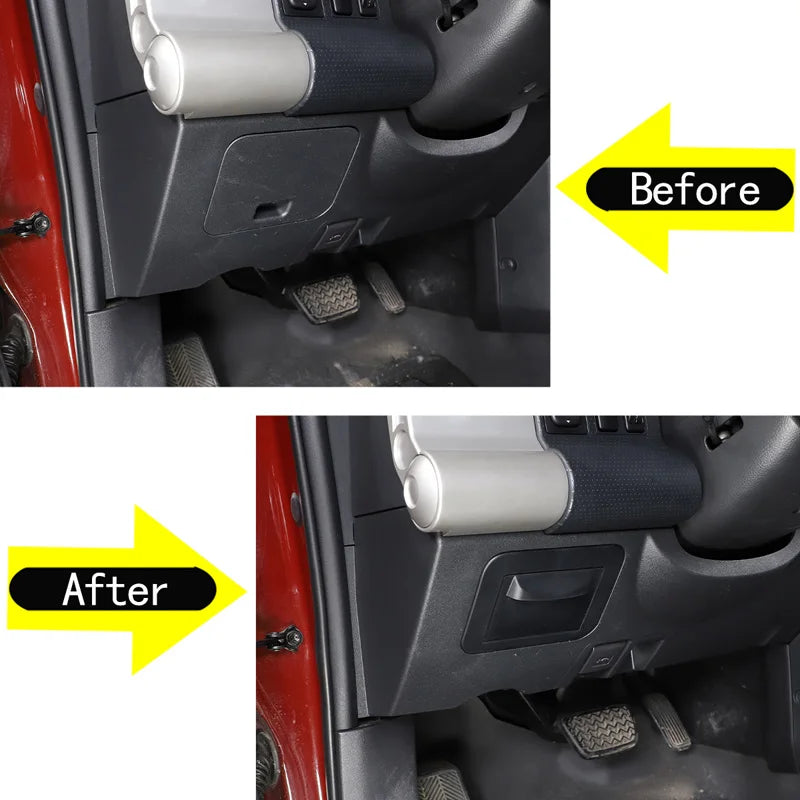 Dashboard Fuse Storage Box – Toyota FJ Cruiser 2007-2021 - ABS Black Car Interior Accessory